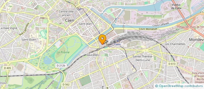 localisation de l'entreprise MONSIEUR LOUIS L'HEUREUX  CAEN
