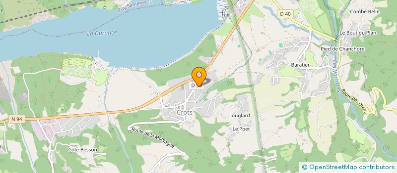 localisation de l'entreprise MONSIEUR LOUIS LABERTRANDE  CROTS