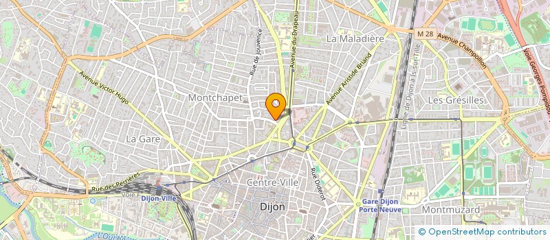 localisation de l'entreprise MONSIEUR LOUIS LABOUEBE  DIJON