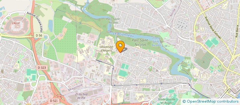 localisation de l'entreprise MONSIEUR LOUIS LABRIET à ANGERS