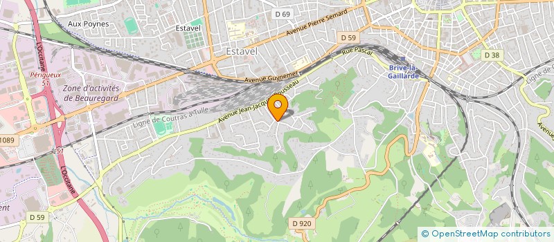 localisation de l'entreprise MONSIEUR LOUIS LACHAUX  BRIVE-LA-GAILLARDE