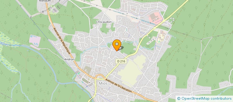 localisation de l'entreprise MONSIEUR LOUIS LACHAZETTE  MIOS