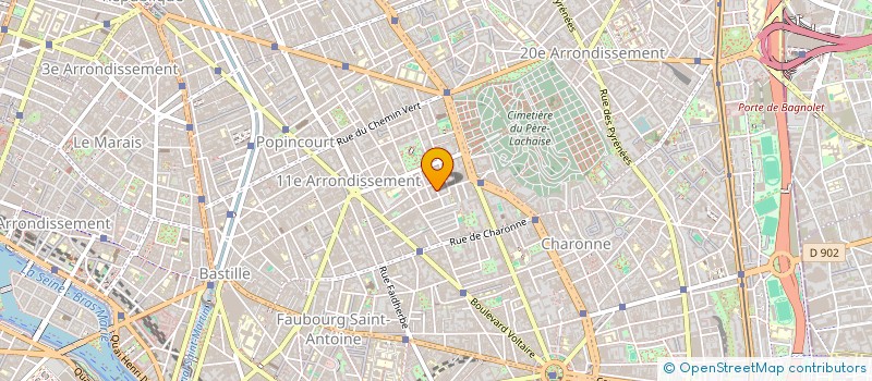 localisation de l'entreprise MONSIEUR LOUIS LACOMBE  PARIS