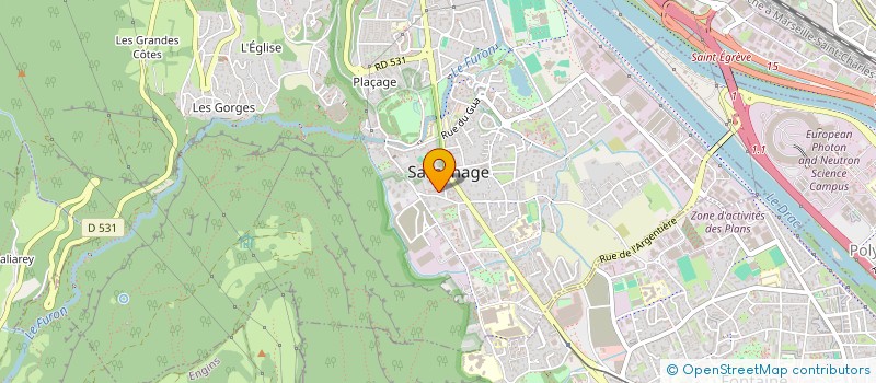 localisation de l'entreprise MONSIEUR LOUIS LAFORET  SASSENAGE