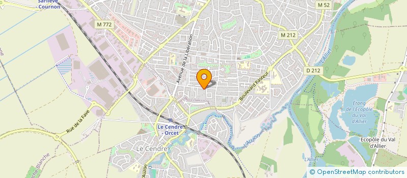 localisation de l'entreprise MONSIEUR LOUIS LAGRANGE  COURNON-D'AUVERGNE