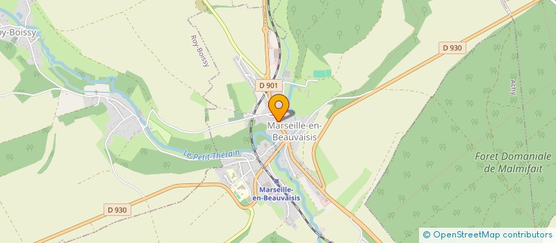 localisation de l'entreprise MONSIEUR LOUIS LAHAYE  MARSEILLE-EN-BEAUVAISIS