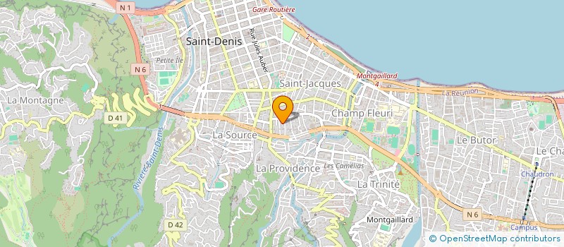 localisation de l'entreprise MONSIEUR LOUIS LAI-KANE-CHEONG  SAINT-DENIS