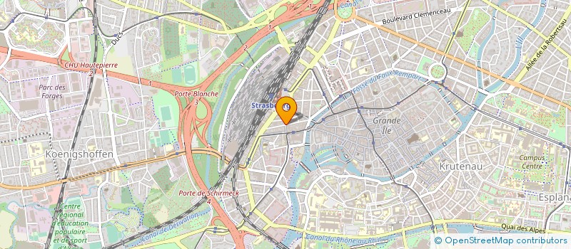 localisation de l'entreprise MONSIEUR LOUIS LAIR DE LA MOTTE à STRASBOURG