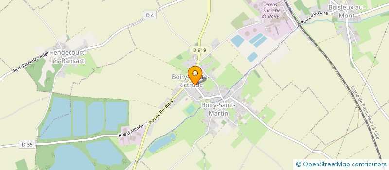 localisation de l'entreprise MONSIEUR LOUIS LALOUX  BOIRY-SAINTE-RICTRUDE