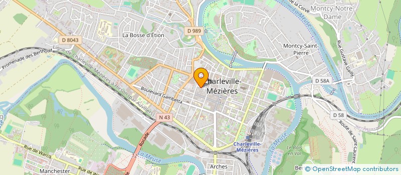 localisation de l'entreprise MONSIEUR LOUIS LAMBERT à CHARLEVILLE-MEZIERES