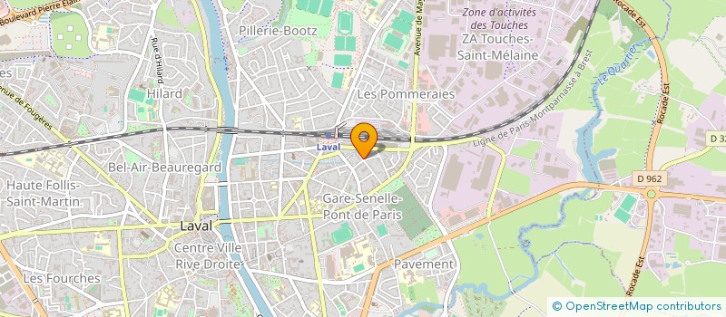 localisation de l'entreprise MONSIEUR LOUIS LANCELIN  LAVAL