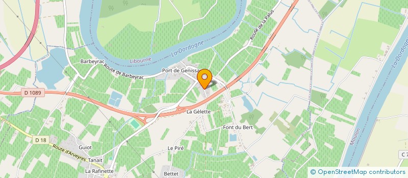 localisation de l'entreprise MONSIEUR LOUIS LANDAS  GENISSAC