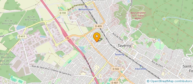 localisation de l'entreprise MONSIEUR LOUIS LANDAUER  TAVERNY