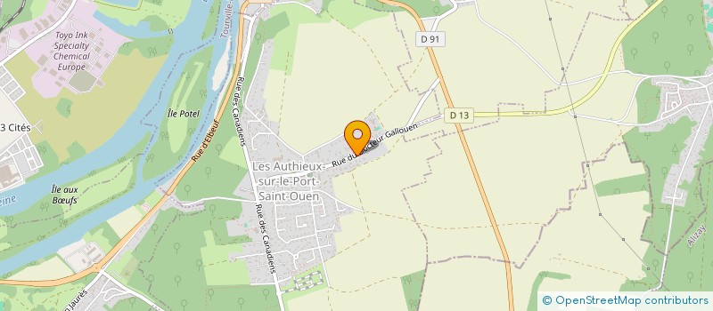 localisation de l'entreprise MONSIEUR LOUIS LANGANAY  LES AUTHIEUX-SUR-LE-PORT-SAINT-OUEN