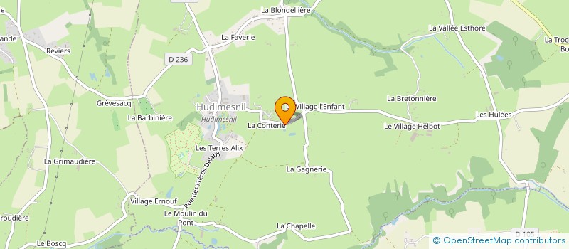 localisation de l'entreprise MONSIEUR LOUIS LANGENAIS à LE MESNIL-AUBERT