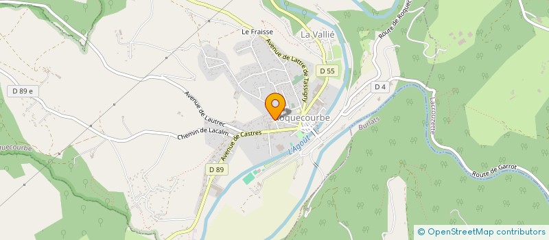 localisation de l'entreprise MONSIEUR LOUIS LANZA--GUILMAIN  ROQUECOURBE