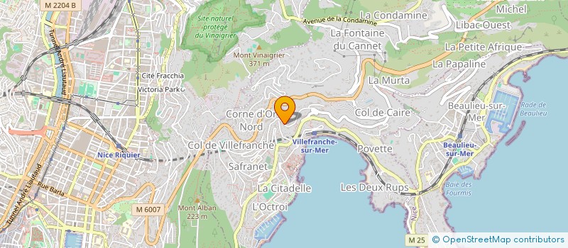 localisation de l'entreprise MONSIEUR LOUIS LASSABLIERE à VILLEFRANCHE-SUR-MER