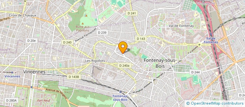 localisation de l'entreprise MONSIEUR LOUIS LATOUCHE à FONTENAY-SOUS-BOIS