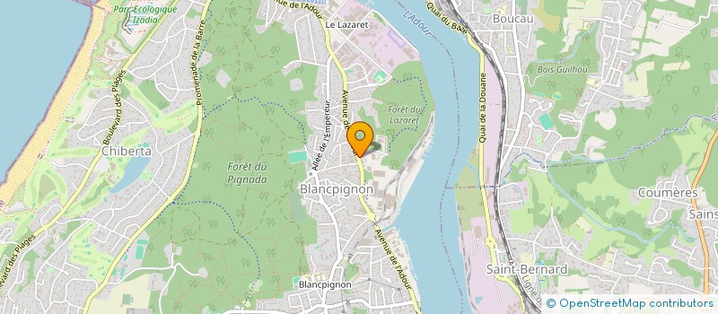 localisation de l'entreprise MONSIEUR LOUIS LATXAGUE  ANGLET