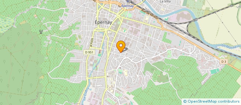 localisation de l'entreprise MONSIEUR LOUIS LAURENCY  EPERNAY