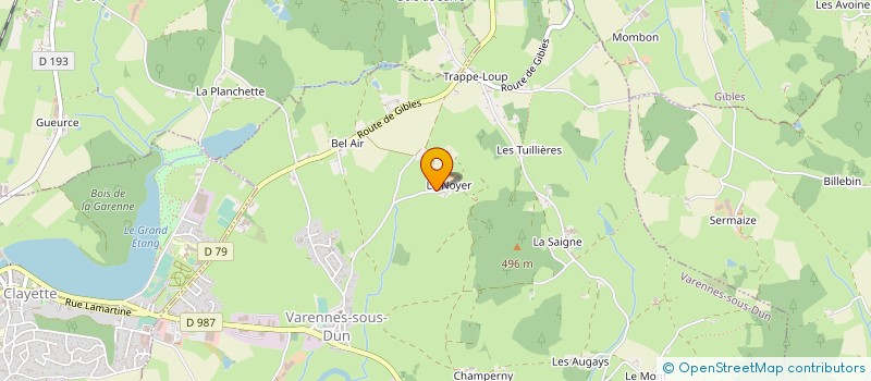 localisation de l'entreprise MONSIEUR LOUIS LAVENIR à VARENNES-SOUS-DUN