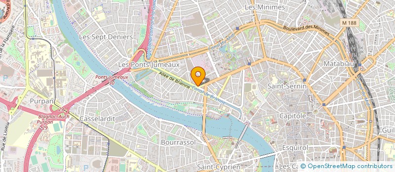localisation de l'entreprise MONSIEUR LOUIS LAVILLE à TOULOUSE