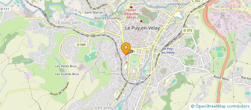 localisation de l'entreprise MONSIEUR LOUIS LAYES  LE PUY-EN-VELAY