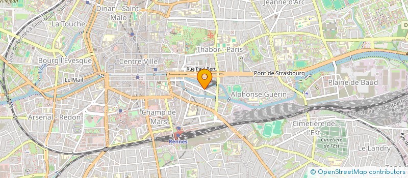 localisation de l'entreprise MONSIEUR LOUIS LE BORGNE  RENNES