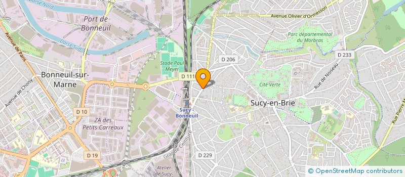 localisation de l'entreprise MONSIEUR LOUIS LE COENT  SUCY-EN-BRIE