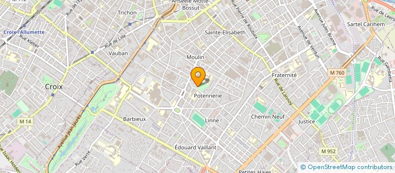 localisation de l'entreprise MONSIEUR LOUIS LE DANOIS  ROUBAIX