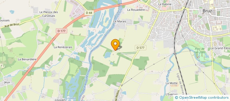localisation de l'entreprise MONSIEUR LOUIS LE DUFF à BRUZ