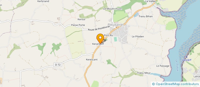 localisation de l'entreprise MONSIEUR LOUIS LE GONIDEC  PLEUDANIEL