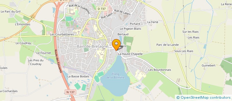 localisation de l'entreprise MONSIEUR LOUIS LE GOUEZ  BAIN-DE-BRETAGNE