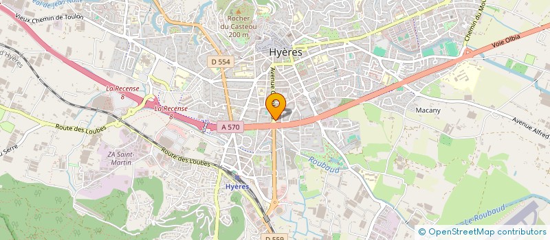 localisation de l'entreprise MONSIEUR LOUIS LE JUMEAU DE KERGARADEC  HYERES