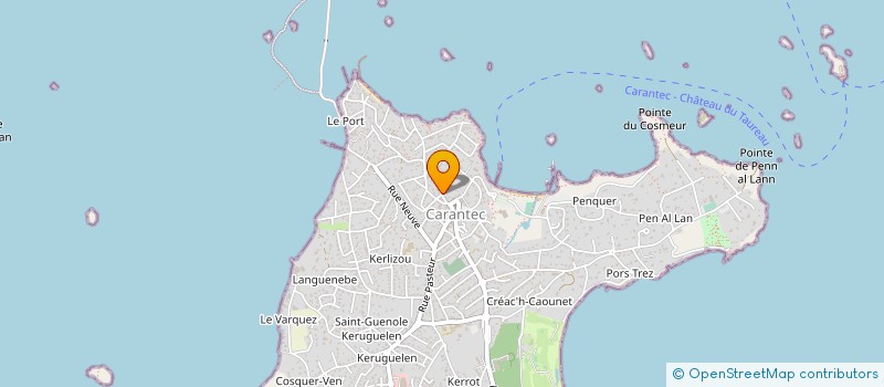 localisation de l'entreprise MONSIEUR LOUIS LE NAN  CARANTEC