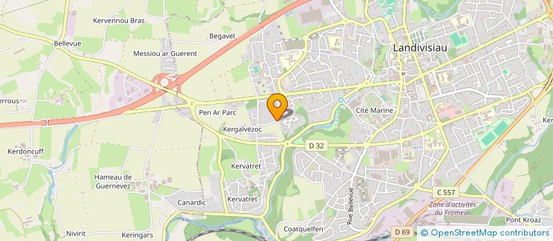 localisation de l'entreprise MONSIEUR LOUIS LE SANN à LANDIVISIAU
