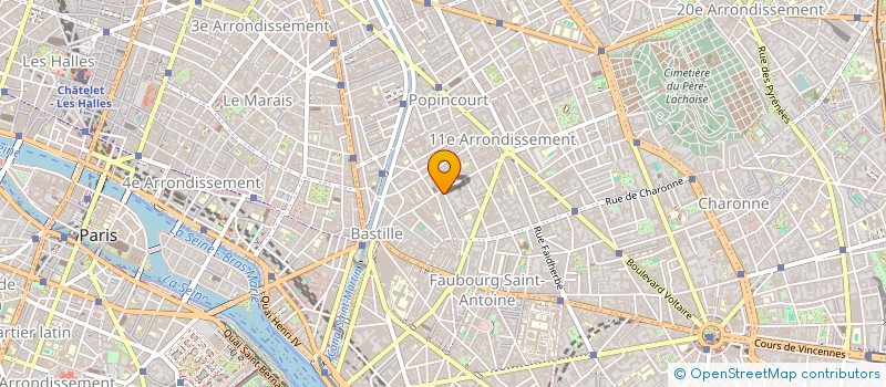 localisation de l'entreprise MONSIEUR LOUIS LE STRAT  PARIS