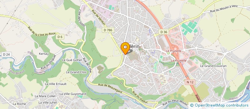 localisation de l'entreprise MONSIEUR LOUIS LE VAILLANT  PLERIN