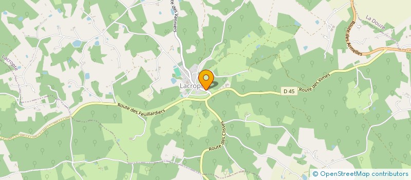 localisation de l'entreprise MONSIEUR LOUIS LEANDRO  LACROPTE