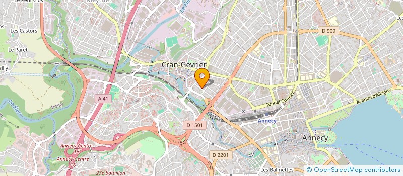 localisation de l'entreprise MONSIEUR LOUIS LEBLONDEL  ANNECY