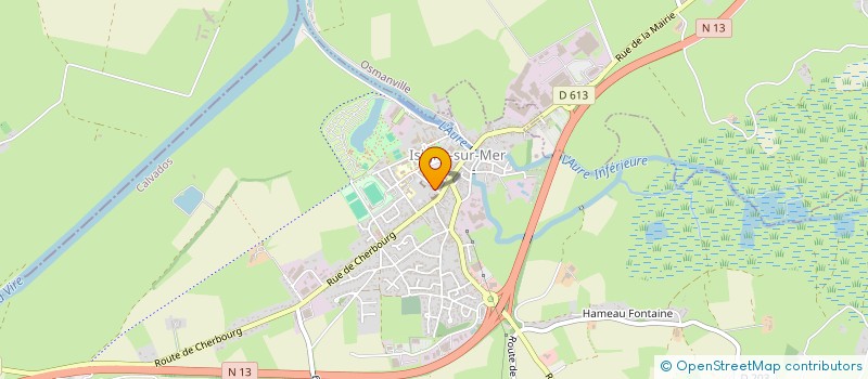 localisation de l'entreprise MONSIEUR LOUIS LECESNE  ISIGNY-SUR-MER