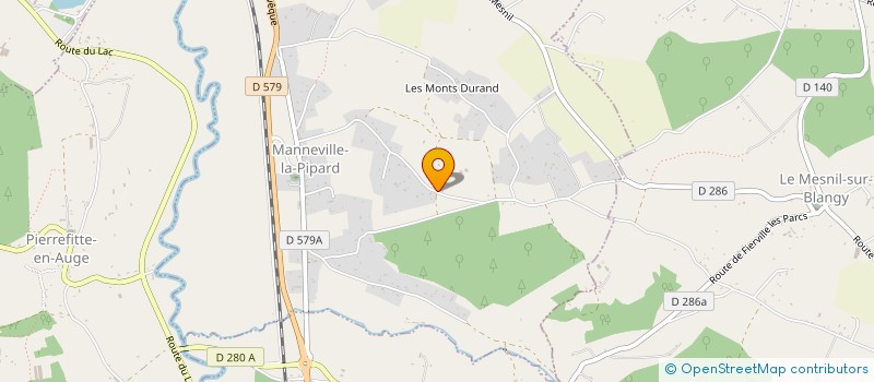 localisation de l'entreprise MONSIEUR LOUIS LECHARPENTIER à MANNEVILLE-LA-PIPARD