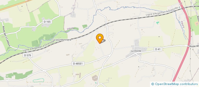 localisation de l'entreprise MONSIEUR LOUIS LECHEVALIER  LA LANDE-D'AIROU