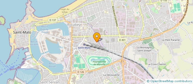 localisation de l'entreprise MONSIEUR LOUIS LECOINTRE  SAINT-MALO
