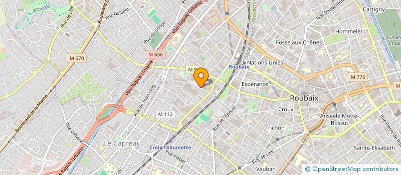 localisation de l'entreprise MONSIEUR LOUIS LECORNU à ROUBAIX