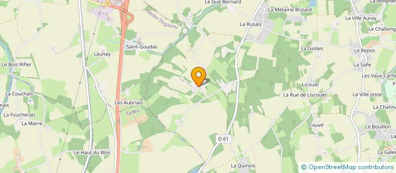 localisation de l'entreprise MONSIEUR LOUIS LECUYER à PLOUER-SUR-RANCE