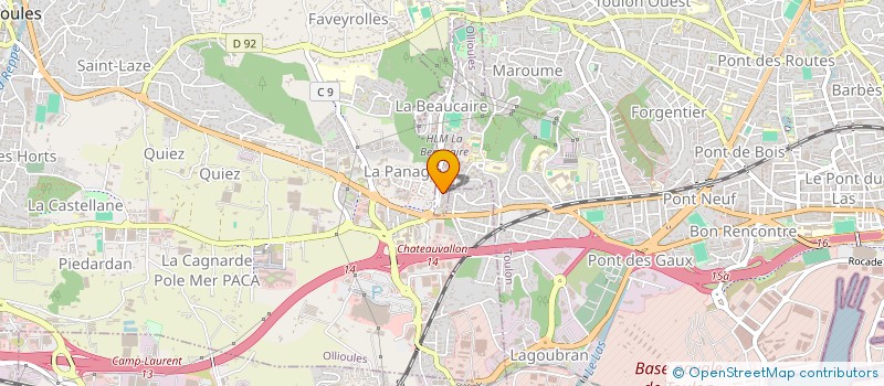 localisation de l'entreprise MONSIEUR LOUIS LEDANFF à TOULON