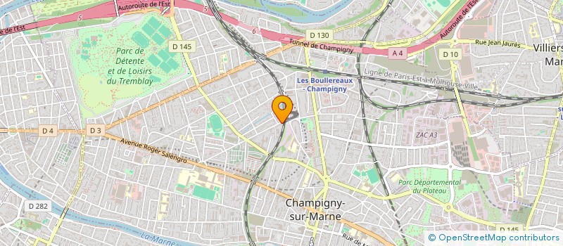 localisation de l'entreprise MONSIEUR LOUIS LEDEDENTE à CHAMPIGNY-SUR-MARNE