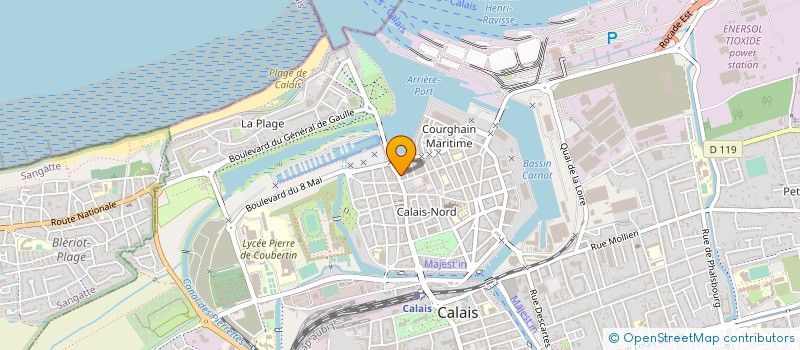 localisation de l'entreprise MONSIEUR LOUIS LEFEBVRE  CALAIS