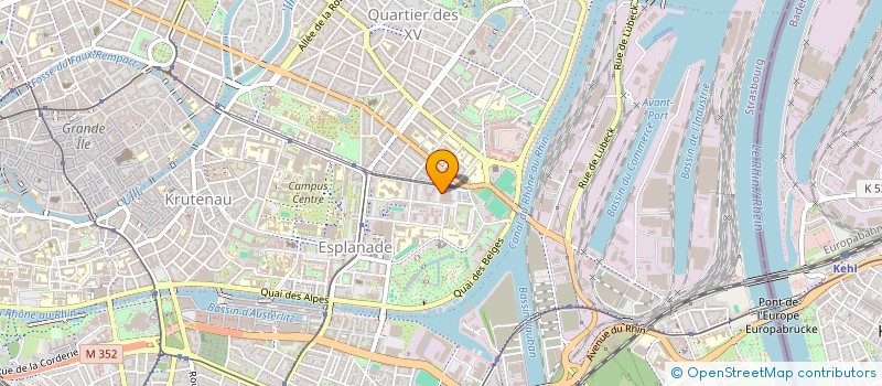 localisation de l'entreprise MONSIEUR LOUIS LEFEBVRE  STRASBOURG